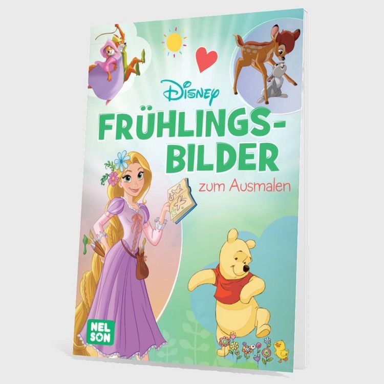 Produktbild: Disney Kreative Besch&auml;ftigung: Fr&uuml;hlingsbilder zum Ausmalen