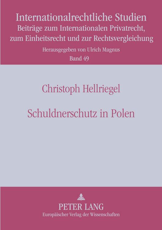 Produktbild: Schuldnerschutz in Polen