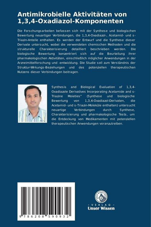 Produktbild: Antimikrobielle Aktivit&auml;ten von 1,3,4-Oxadiazol-Komponenten