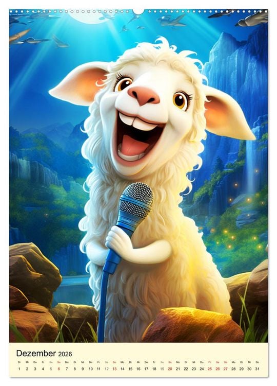 Produktbild: Bauernhof. Tierischer Humor auf dem Land (hochwertiger Premium Wandkalender 2026 DIN A2 hoch), Kunstdruck in Hochglanz