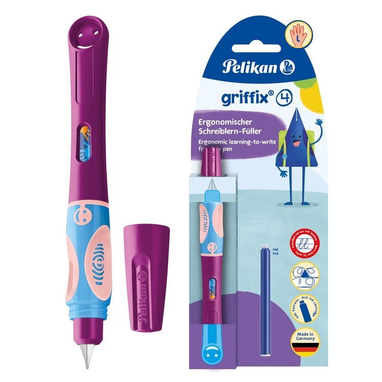 Produktbild: Pelikan F&uuml;ller griffix LH L sweetberry Blister
