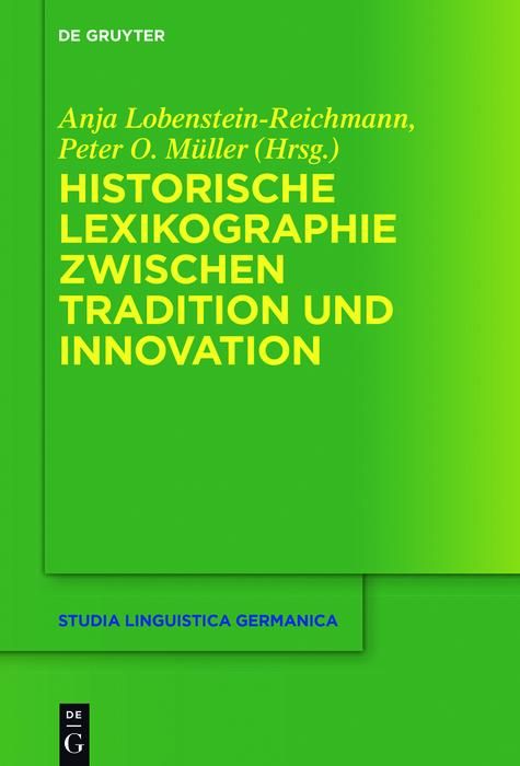 Produktbild: Historische Lexikographie zwischen Tradition und Innovation