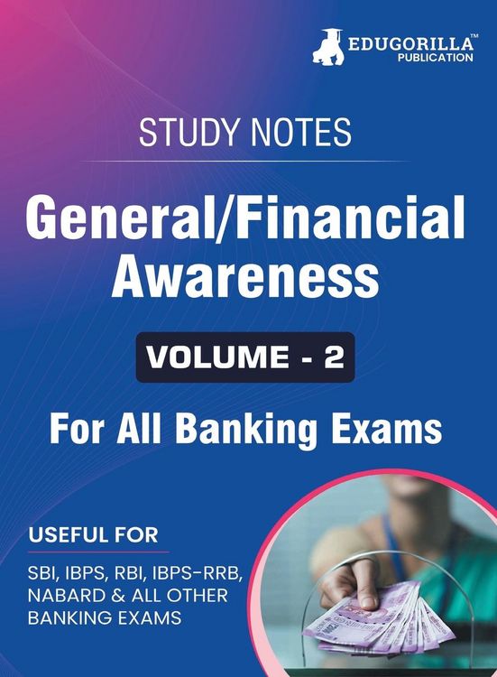 Produktbild: General/Financial Awareness (Vol 2) Topicwise Notes for All Banking Related Exams | A Complete Preparation Book for All Your Banking Exams with Solved