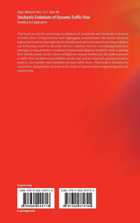 Produktbild: Stochastic Evolutions of Dynamic Traffic Flow