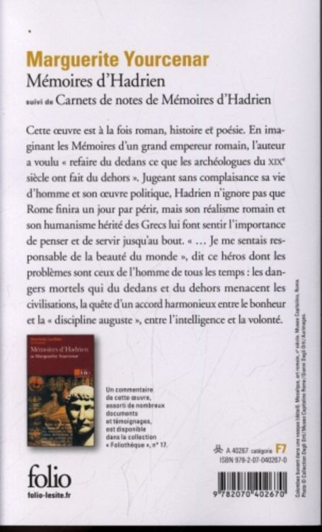 Produktbild: M&eacute;moires d'Hadrien / Carnets de notes de "M&eacute;moires d'Hadrien"