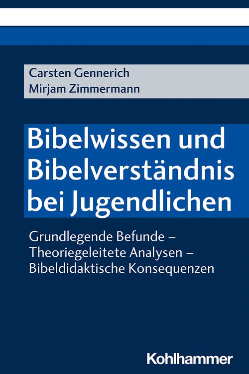 Produktbild: Bibelwissen und Bibelverst&auml;ndnis bei Jugendlichen