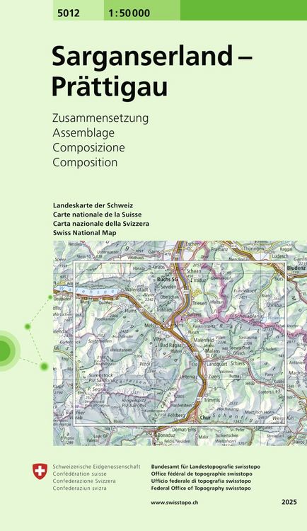 Produktbild: 5012 Sarganserland - Pr&auml;ttigau
