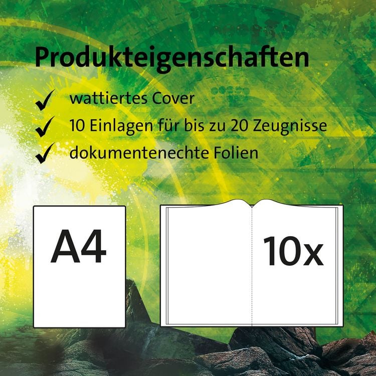 Produktbild: Zeugnismappe mit Design, Robo-Rex