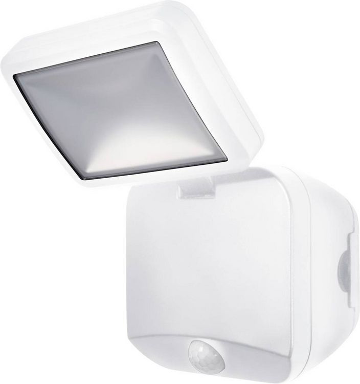 Produktbild: OSRAM HOMELIGHTING Battery LED Spotlight Sensor 4W 4000K IP54 White 4099854497537 Au&szlig;enstrahler
