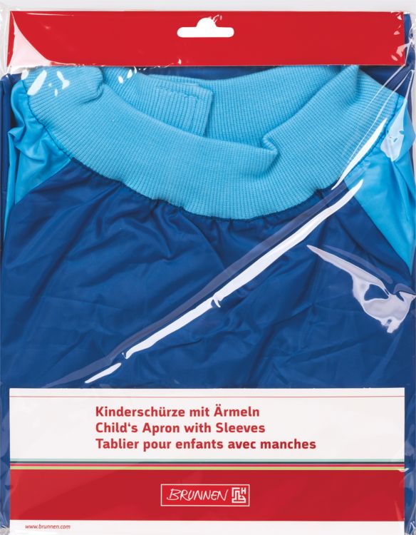 Produktbild: Brunnen Kindersch&uuml;rze mit &Auml;rmeln &brvbar; blau