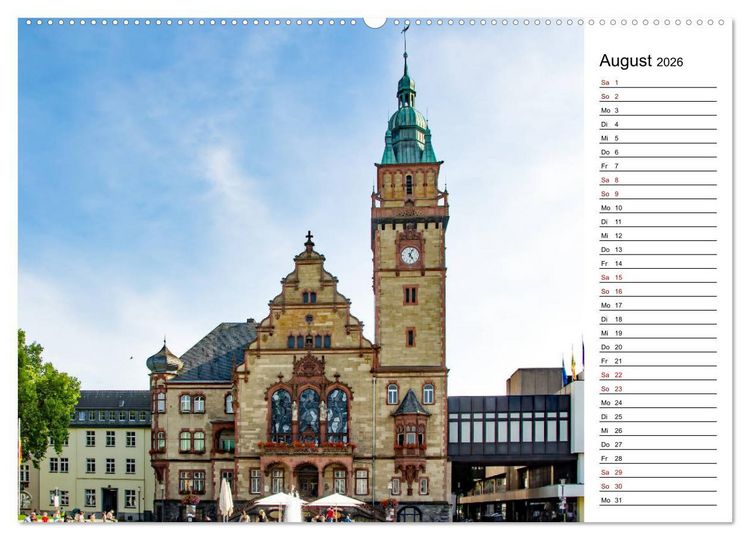 Produktbild: Unterwegs in M&ouml;nchengladbach (hochwertiger Premium Wandkalender 2026 DIN A2 quer), Kunstdruck in Hochglanz