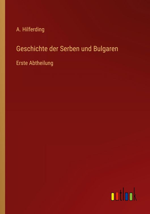 Produktbild: Geschichte der Serben und Bulgaren