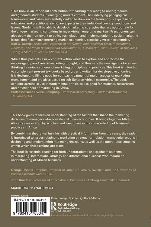 Produktbild: Marketing Management and Strategy