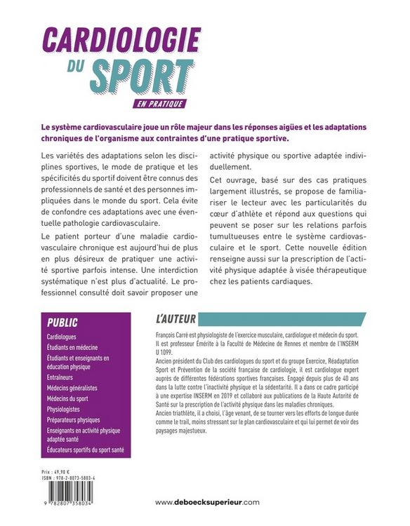 Produktbild: Cardiologie du Sport en Pratique