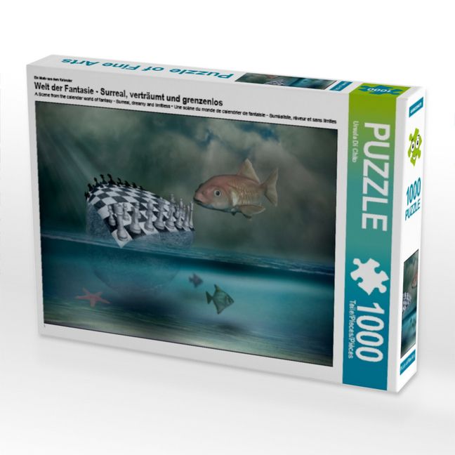 Produktbild: CALVENDO Puzzle Ein Motiv aus dem Kalender Welt der Fantasie - Surreal, vertr&auml;umt und grenzenlos 1000 Teile Puzzle quer | 1000 Teile Lege-Gr&ouml;&szlig;e 64 &times; 48 cm Foto-Puzzle f&uuml;r gl&uuml;ckliche Stunden