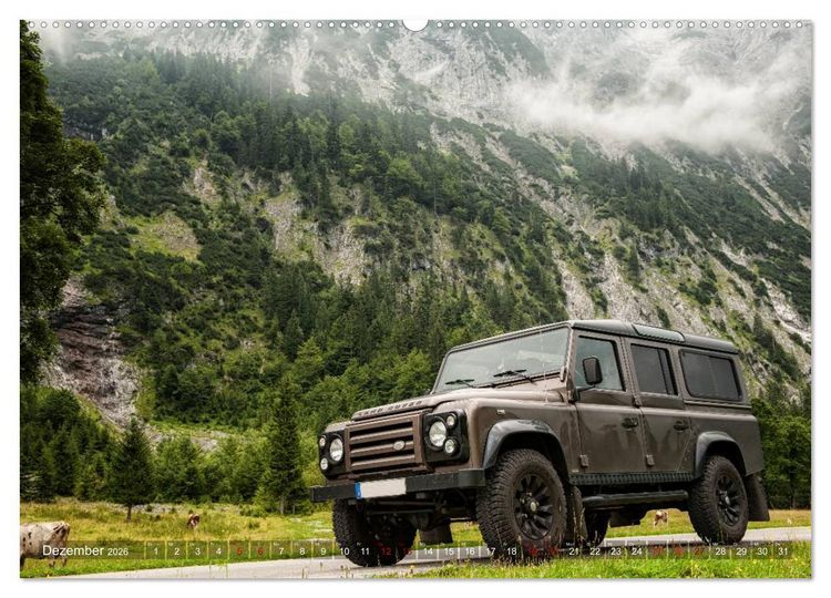 Produktbild: Mit dem 4x4 durch Europa (Wandkalender 2026 DIN A2 quer), CALVENDO Monatskalender