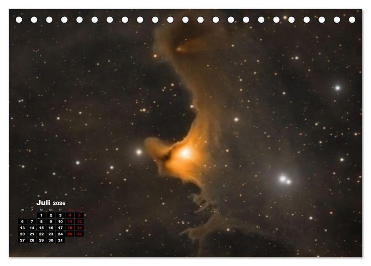 Produktbild: InfinityAstro - die Unendlichkeit im Bild - Astrofotos von Roland Schliessus (Tischkalender 2026 DIN A5 quer), CALVENDO Monatskalender