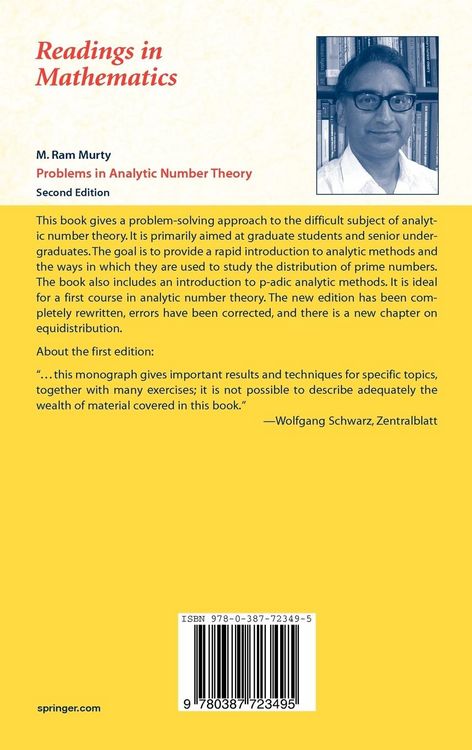 Produktbild: Problems in Analytic Number Theory