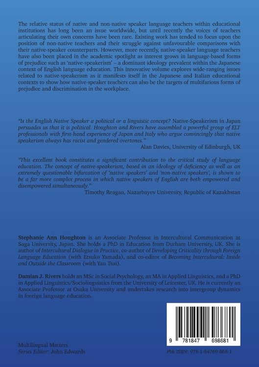 Produktbild: Native-Speakerism in Japan