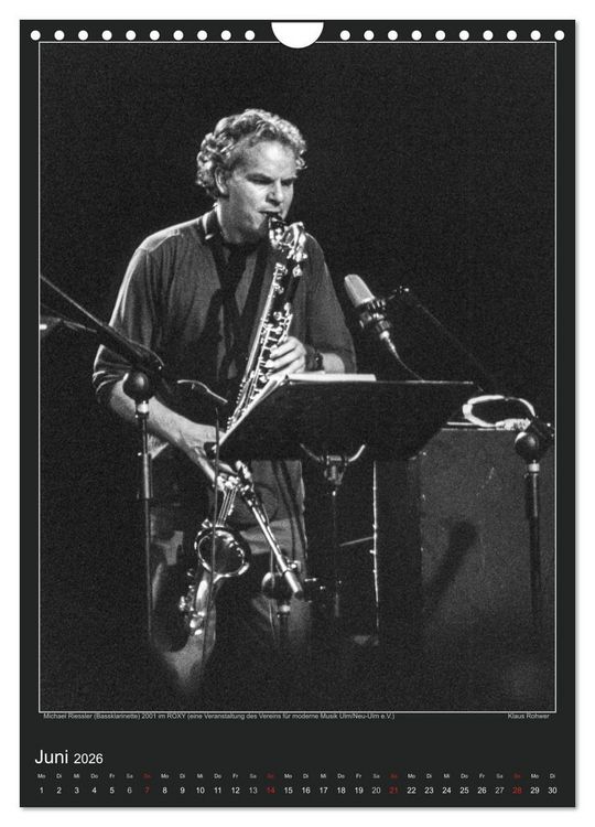 Produktbild: Jazz Moments (Wandkalender 2026 DIN A4 hoch), CALVENDO Monatskalender