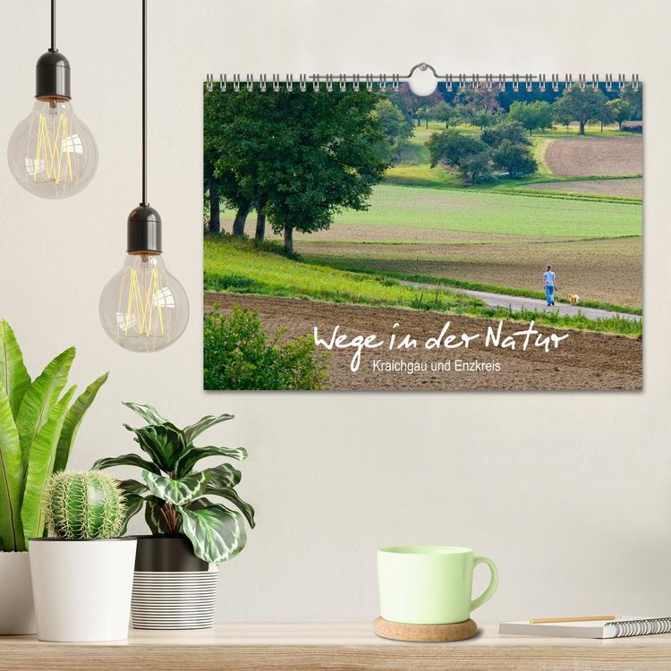 Produktbild: Wege in der Natur - Kraichgau und Enzkreis (Wandkalender 2026 DIN A4 quer), CALVENDO Monatskalender