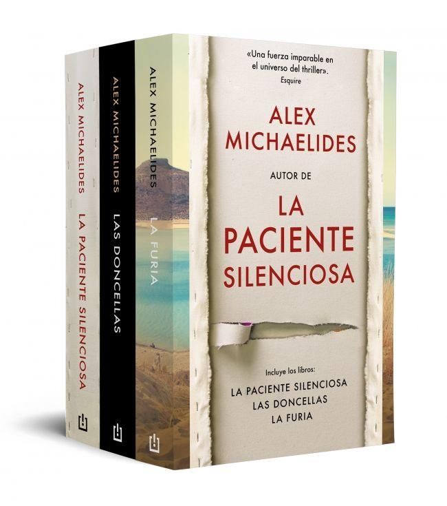 Produktbild: Pack Alex Michaelides (Contiene: La Paciente Silenciosa; Las Doncellas; La Furia) / Pack Alex Michaelides (Contains: The Silent Patient, the Maidens, the Fury)
