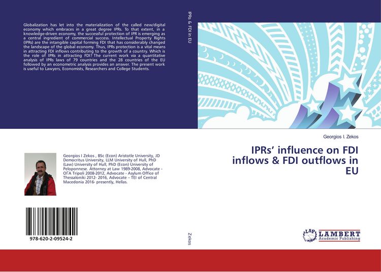 Produktbild: IPRs' influence on FDI inflows & FDI outflows in EU