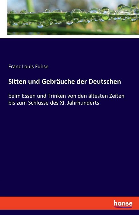 Produktbild: Sitten und Gebr&auml;uche der Deutschen