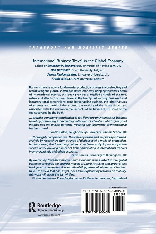 Produktbild: International Business Travel in the Global Economy
