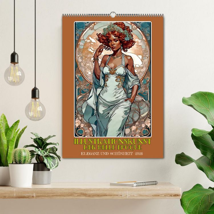 Produktbild: Illustrationskunst der Belle &Eacute;poque (Wandkalender 2026 DIN A2 hoch), CALVENDO Monatskalender