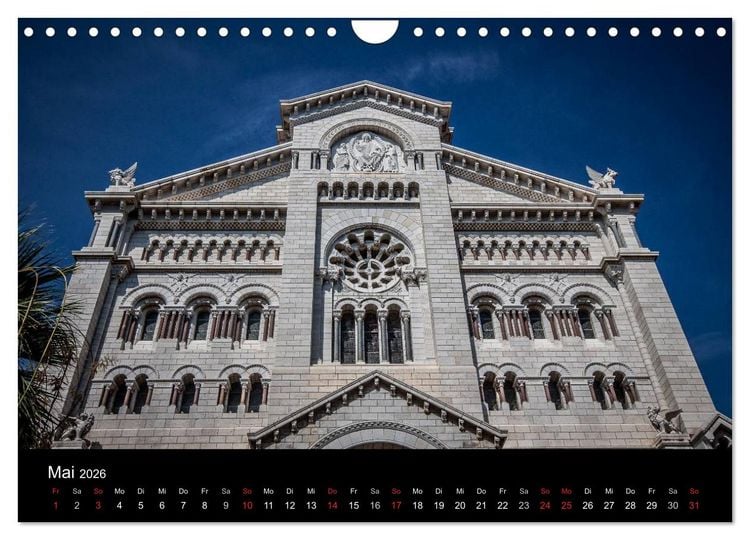 Produktbild: Monaco - Das F&uuml;rstentum an der franz&ouml;sischen Mittelmeerk&uuml;ste (Wandkalender 2026 DIN A4 quer), CALVENDO Monatskalender