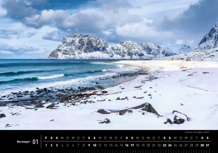 Produktbild: Norwegen Premiumkalender 2027