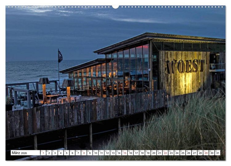 Produktbild: Callantsoog (hochwertiger Premium Wandkalender 2026 DIN A2 quer), Kunstdruck in Hochglanz