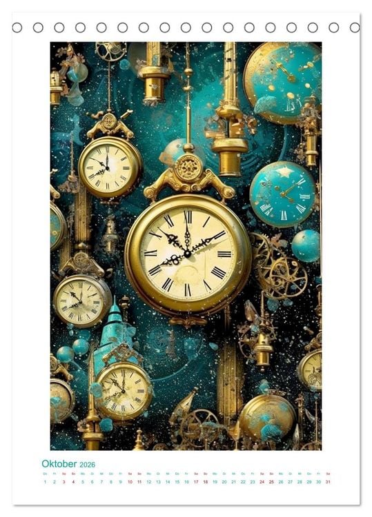Produktbild: Farbensinfonie (Tischkalender 2026 DIN A5 hoch), CALVENDO Monatskalender