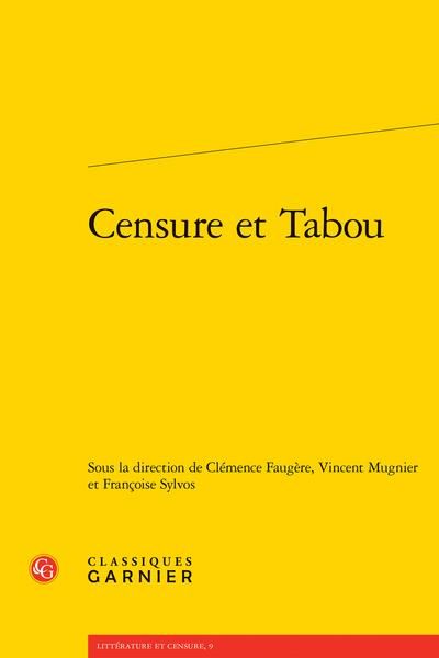 Produktbild: Censure et tabou