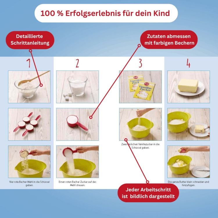Produktbild: Kinderleichte Becherk&uuml;che - Pl&auml;tzchen, Kekse, Cookies & Co. (Band 3)