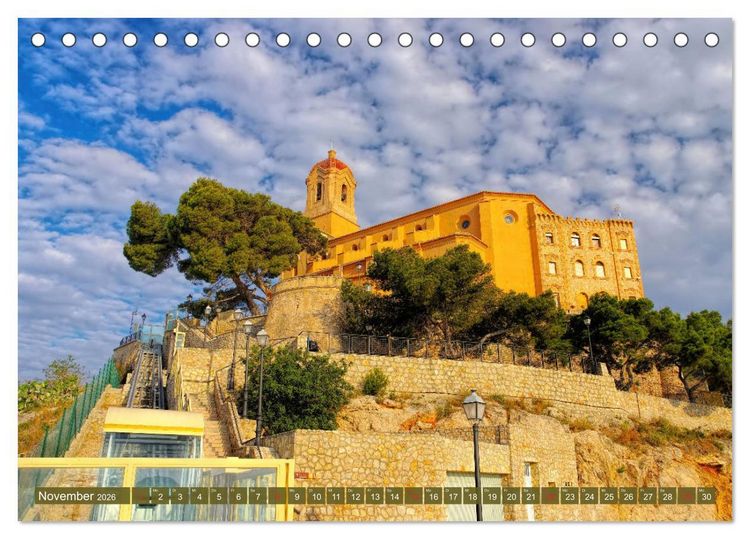Produktbild: Costa del Azahar - Spaniens Orangenbl&uuml;tenk&uuml;ste (Tischkalender 2026 DIN A5 quer), CALVENDO Monatskalender