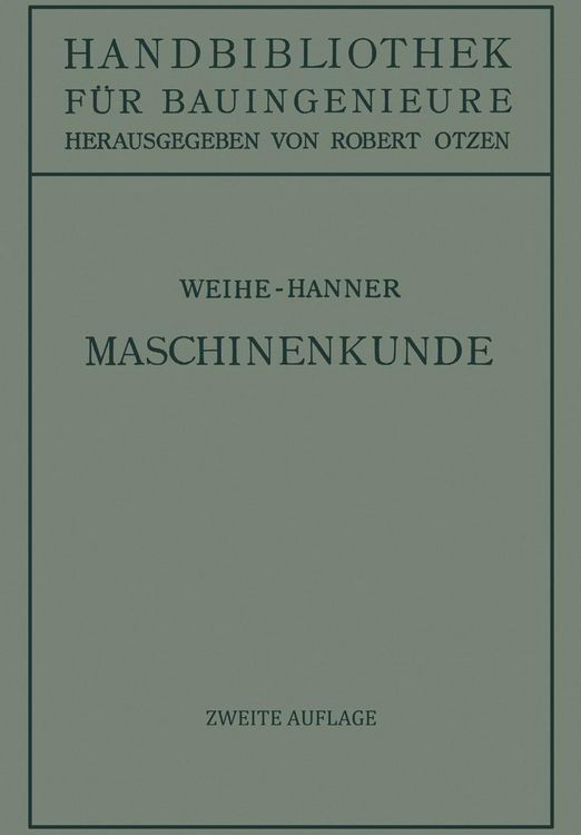 Produktbild: Maschinenkunde