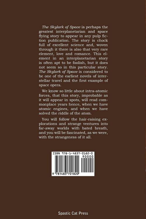 Produktbild: The Skylark of Space