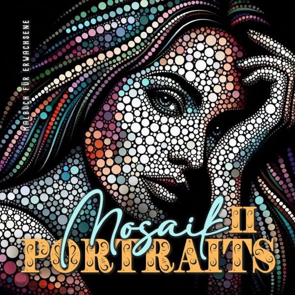 Produktbild: Mosaik Portraits Malbuch f&uuml;r Erwachsene 2
