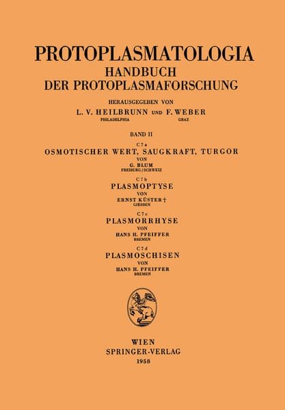 Produktbild: Osmotischer Wert, Saugkraft, Turgor Plasmoptyse Plasmorrhyse Plasmoschisen