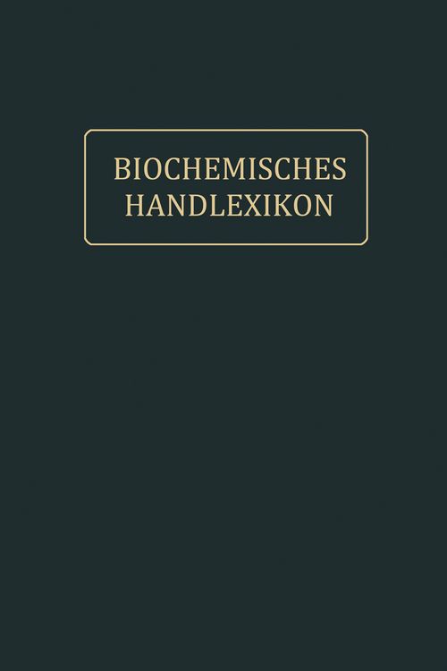 Produktbild: Biochemisches Handlexikon