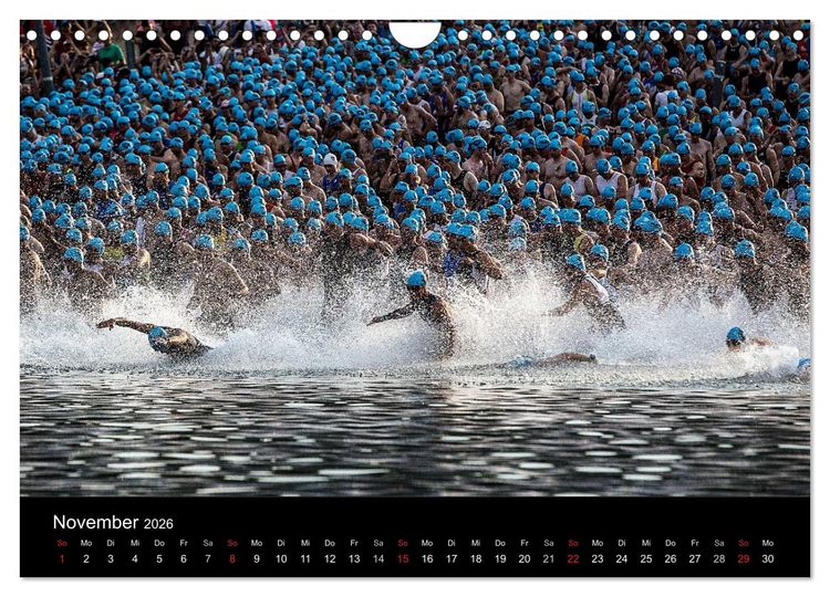 Produktbild: TRIATHLON 2026 (Wandkalender 2026 DIN A4 quer), CALVENDO Monatskalender