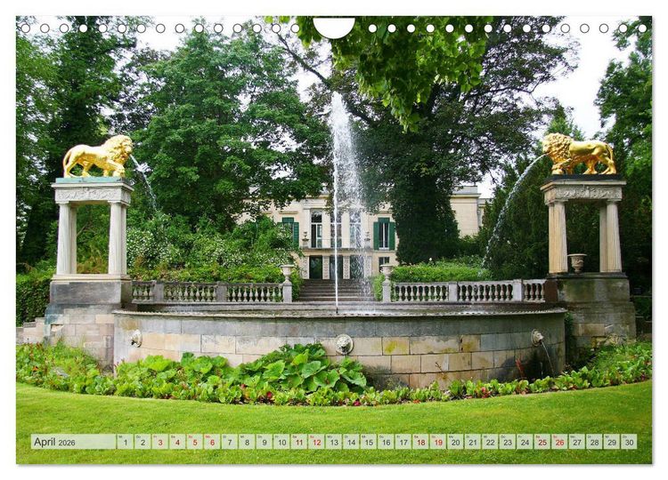 Produktbild: K&ouml;niglich Preu&szlig;ische Schl&ouml;sser und G&auml;rten in Berlin und Brandenburg (Wandkalender 2026 DIN A4 quer), CALVENDO Monatskalender