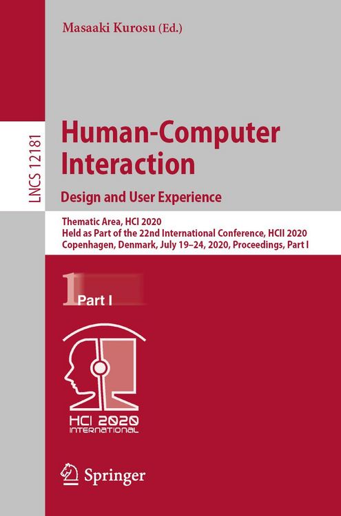 Produktbild: Human-Computer Interaction. Design and User Experience