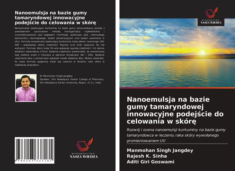 Produktbild: Nanoemulsja na bazie gumy tamaryndowej innowacyjne podej&iquest;cie do celowania w sk&oacute;r&iquest;