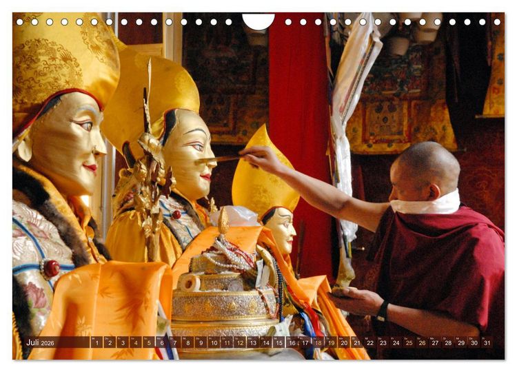 Produktbild: Tibet bewegt (Wandkalender 2026 DIN A4 quer), CALVENDO Monatskalender