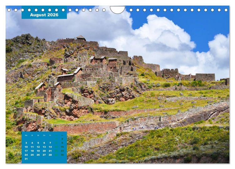 Produktbild: Erlebe mit mir das unverwechselbare Peru (Wandkalender 2026 DIN A4 quer), CALVENDO Monatskalender