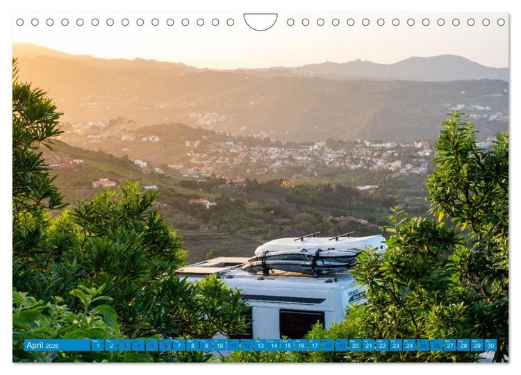 Produktbild: CANARY ISLANDS by CAMPER VAN (Wall Calendar 2026 DIN A4 landscape), CALVENDO 12 Month Wall Calendar