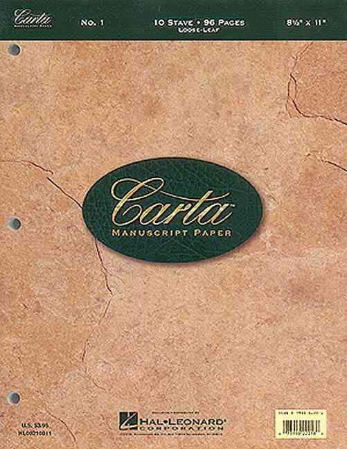 Produktbild: Carta Manuscript Paper No. 1 - Basic